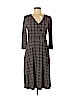 Apt. 9 Brown Casual Dress Size M - photo 1