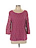 Ann Taylor LOFT Outlet 100% Rayon Pink 3/4 Sleeve Top Size XL - photo 1