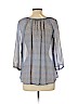 A.n.a 100% Polyester Blue 3/4 Sleeve Blouse Size L (petite) - photo 2