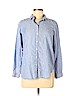 Ann Taylor LOFT 100% Lyocell Blue Long Sleeve Button-Down Shirt Size S (petite) - photo 1