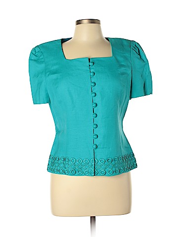 Donna Morgan Short Sleeve Blouse (view 1)