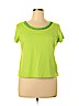 Ruby Rd. Green Short Sleeve T-Shirt Size XL (petite) - photo 1