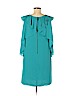 Vince Camuto 100% Polyester Teal Casual Dress Size 8 - photo 2