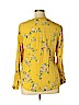 F&F Clothing 100% Rayon Yellow Long Sleeve Blouse Size 14 - photo 2