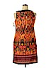 Kim Rogers Orange Casual Dress Size 1X - photo 2