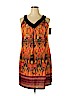 Kim Rogers Orange Casual Dress Size 1X - photo 1
