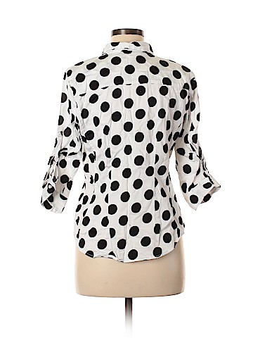 7th Avenue Design Studio New York & Company 3/4 Sleeve Button-Down Shirt (view 2)