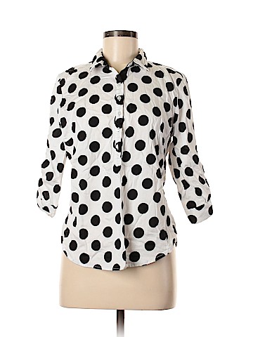 7th Avenue Design Studio New York & Company 3/4 Sleeve Button-Down Shirt (view 1)