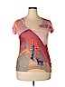 Threadless 100% Polyester Red Short Sleeve T-Shirt Size 2X - photo 1