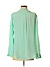 Equipment 100% Silk Green Long Sleeve Silk Top Size S (petite) - photo 2
