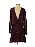 A.L.C. 100% Silk Burgundy Casual Dress Size 4 - photo 1