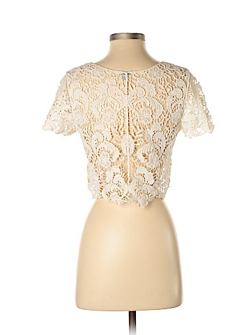 Charlotte Russe Short Sleeve Blouse (view 2)