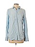 Merona 100% Lyocell Blue Long Sleeve Button-Down Shirt Size S (petite) - photo 1