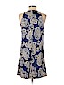Ann Taylor LOFT Blue Casual Dress Size 2 (petite) - photo 2