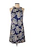 Ann Taylor LOFT Blue Casual Dress Size 2 (petite) - photo 1