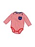 Baby Gap 100% Cotton Red Long Sleeve Onesie Size 12-18 mo - photo 1