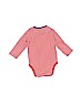 Baby Gap 100% Cotton Red Long Sleeve Onesie Size 12-18 mo - photo 2