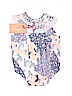 Mimi & Maggie 100% Cotton Print Ivory Short Sleeve Outfit Size 6-9 mo - photo 2