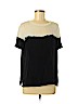 Vince. Black Short Sleeve Blouse Size M - photo 1