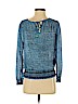 MICHAEL Michael Kors Blue Long Sleeve Blouse Size P (petite) - photo 1