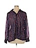 Me by Emme 100% Polyester Purple Long Sleeve Blouse Size 1X - photo 1