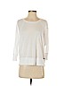 Calvin Klein White 3/4 Sleeve Top Size S (petite) - photo 1