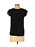 Ann Taylor LOFT 100% Rayon Black Short Sleeve Blouse Size S (petite) - photo 2