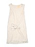 Zara Knitwear Solid Ivory Dress Size 11 - 12 - photo 1
