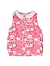 Red Tag 100% Cotton Floral Pink Short Sleeve Blouse Size 5 - 6 - photo 1