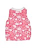 Red Tag 100% Cotton Floral Pink Short Sleeve Blouse Size 5 - 6 - photo 2
