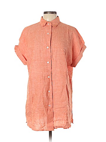 Jessica London Short Sleeve Button-Down Shirt (view 1)