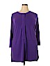 Lauren by Ralph Lauren Purple 3/4 Sleeve Blouse Size 2X - photo 1