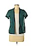 Eileen Fisher 100% Wool Teal Wool Cardigan Size L (petite) - photo 1