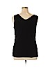 Maurices 100% Polyester Black Sleeveless Top Size XL - photo 2