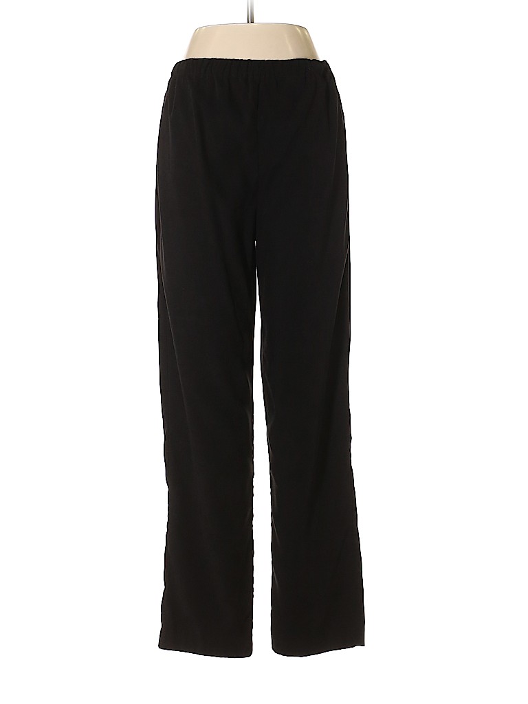 Susan Graver Solid Black Casual Pants Size 6 - 90% off | ThredUp