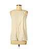 Theory Ivory Sleeveless Silk Top Size P (petite) - photo 1