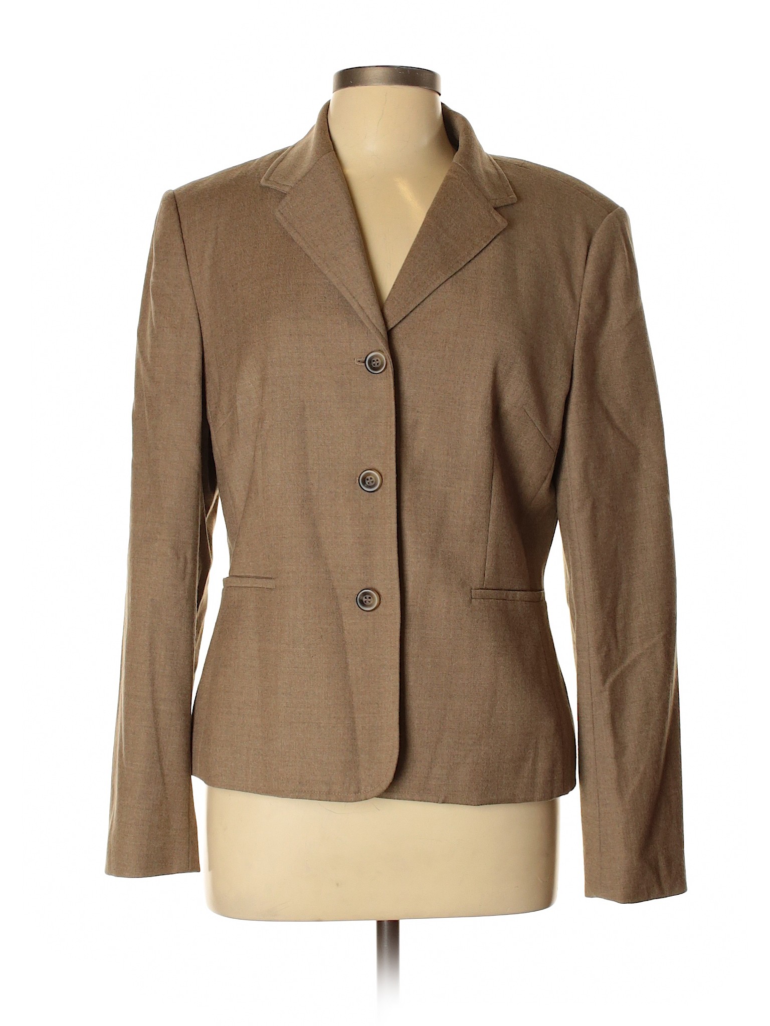 Talbots Women Brown Wool Blazer 10 | eBay