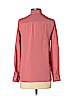 Iris & Ink 100% Silk Pink Long Sleeve Silk Top Size 2 - photo 2