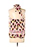 Etcetera 100% Silk Pink Sleeveless Silk Top Size 2 - photo 2