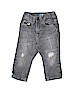 Old Navy 100% Cotton Gray Jeans Size 12-18 mo - photo 1