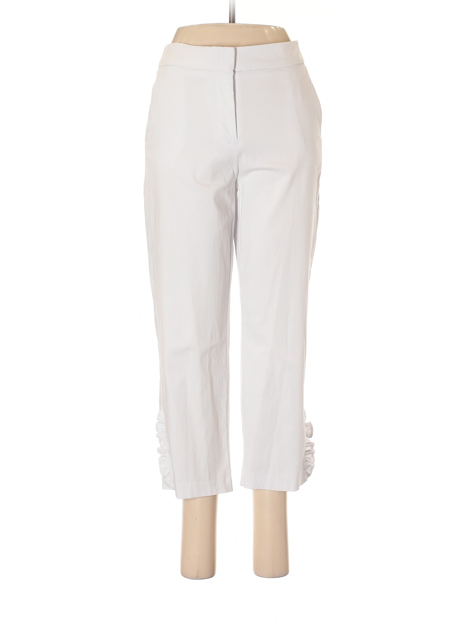 Counterparts Solid White Casual Pants Size 8 - 86% off | thredUP