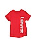 Levi's 100% Cotton Red Short Sleeve T-Shirt Size 5 - photo 1