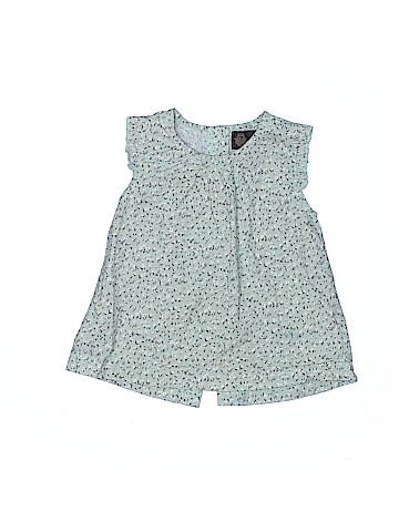Little Cocoon Sleeveless Button-Down Shirt (view 1)