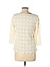 Talbots 100% Cotton Ivory Long Sleeve Blouse Size 8 (petite) - photo 2