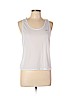 Nike 100% Polyester White Active Tank Size L - photo 1