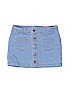 Cat & Jack Solid Blue Denim Skirt Size XS (kids) - photo 1
