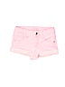 Justice Solid Pink Denim Shorts Size 7 - photo 1
