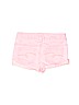 Justice Solid Pink Denim Shorts Size 7 - photo 2