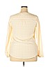 Merona 100% Polyester Ivory Long Sleeve Blouse Size XL - photo 2