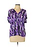 Dana Buchman Purple Short Sleeve Top Size XL (petite) - photo 1